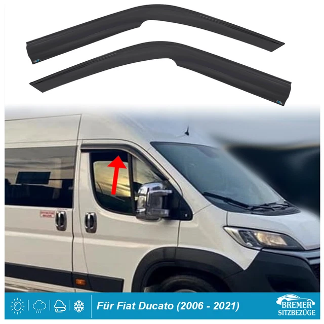 Deflettori Aria Per Suzuki Jimny 2005-2013 - Kit 4 Visiere Laterali Parasole E Antipioggia, Fumè, Facili Da Montare - 2