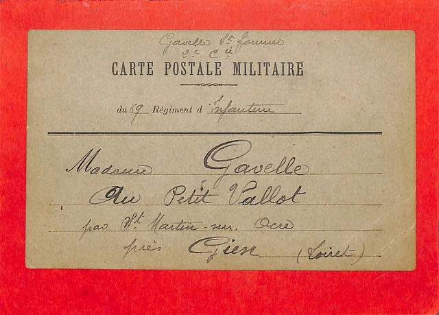 Militaria / Guerre War 14/18 / Cpa / Correspondance Franchise Militaire