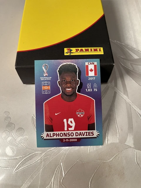 Panini FIFA Fussball-Weltmeisterschaft Katar 2022 Albumaufkleber - CAN12 Alphonso Davies