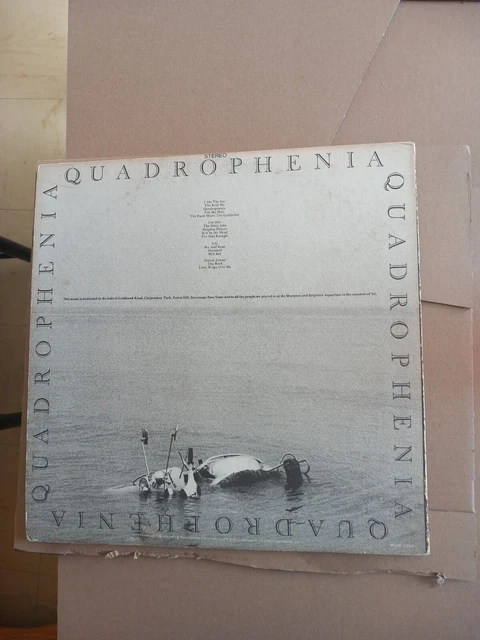vinyles 33 tours The Who ‎– Quadrophenia MCA2-10004 usa 2