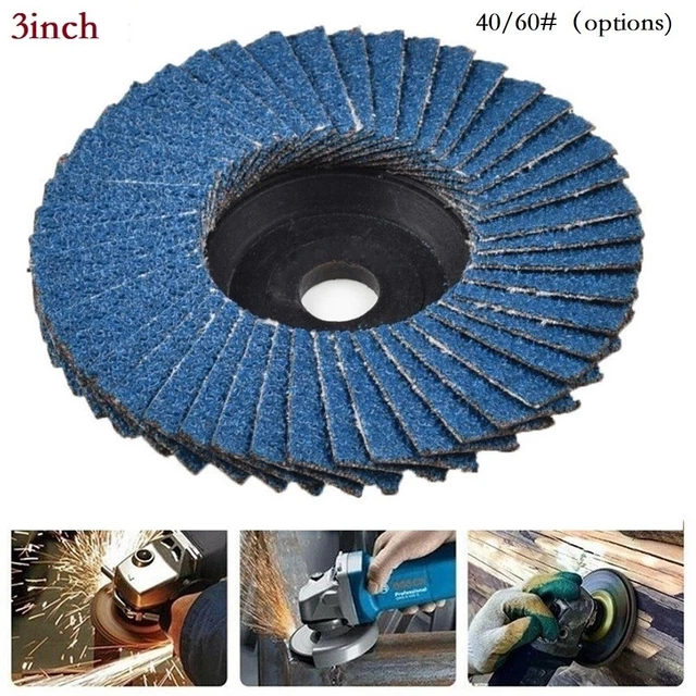 3 mola flap dischi smerigliatrice angolare levigatura disco legno abrasivo strumento