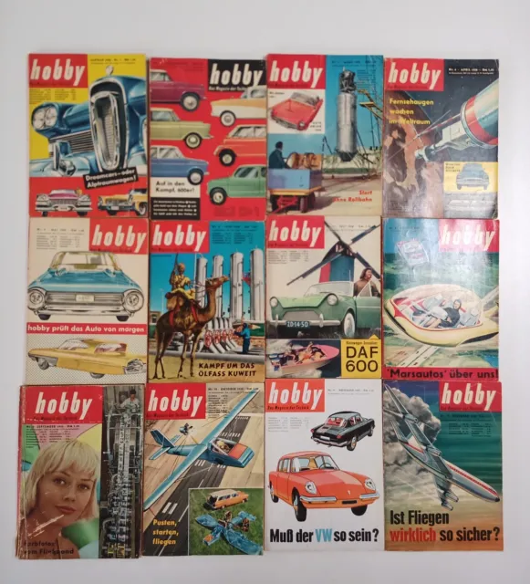 "Hobby Das Magazin der Technik" Jahrgang 1958 komplett