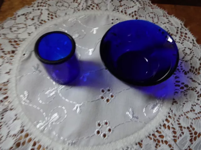 Cobalt Blue Glass Liners 2