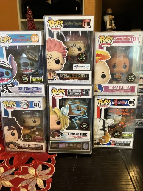 Funko Pop! Mystery Box Guaranteed Glow Chase With Big Hit Encapsulated Signed