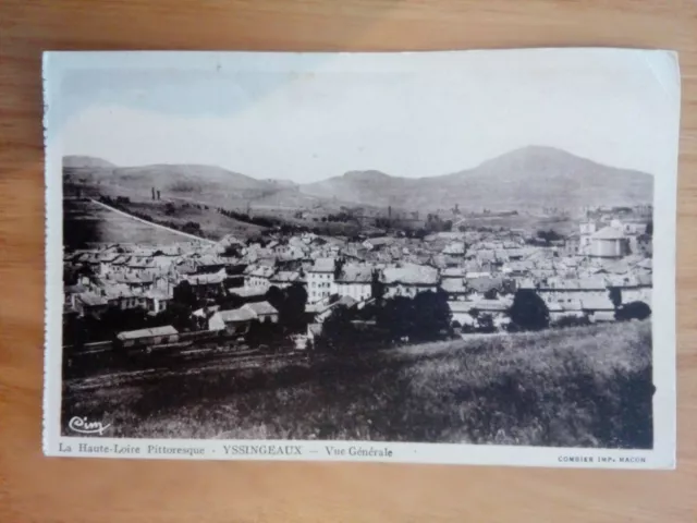 Cpa haute loire 43 YSSINGEAUX general view combiner imp CIM