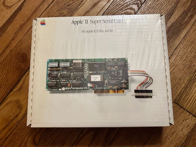 Apple II Super Serial Card, new/sealed in box