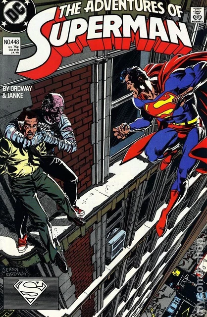 Adventures of Superman #448 FN/VF 7.0 1988 Stock Image