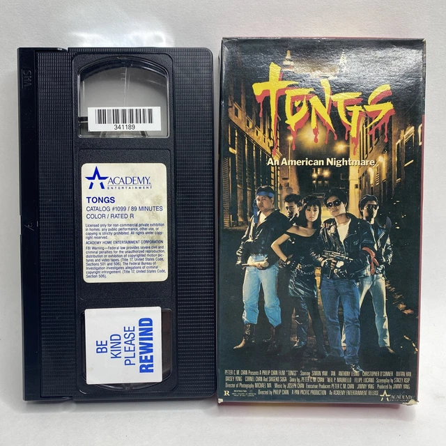 TONGS AN AMERICAN Nightmare Vhs Obscure Chinese Underground Gangster