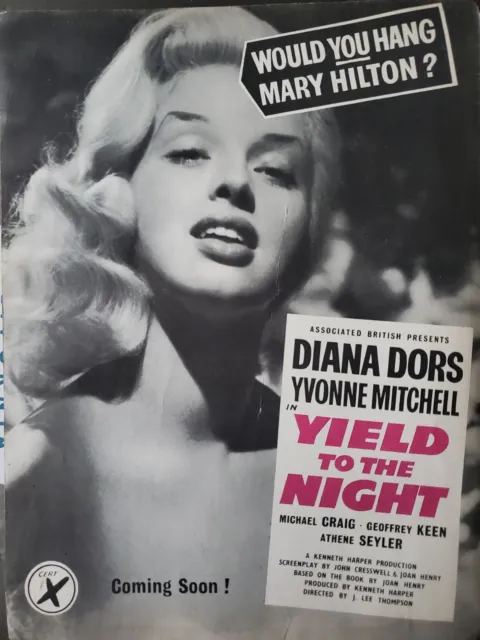 Abc Film Review September 1956 - Diana Dors, Yield To The Night, John Wayne
