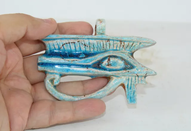 Rare Ancient Egyptian Antique Protection Amulet Eye Of Horus Egyptology BC