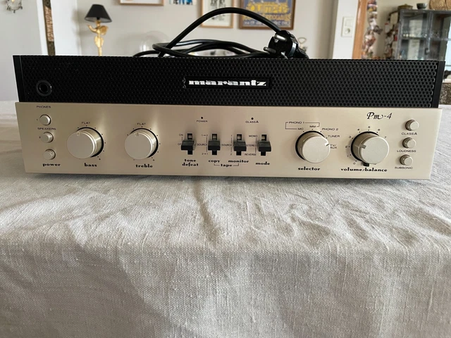 Marantz PM-4 Stéréo Intégré Amplificateur classe A, parfait état