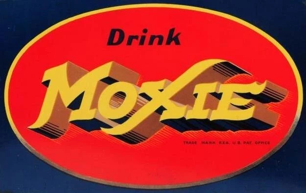 Moxie soda pop vending machine restoration water slide (not a sticker) decal