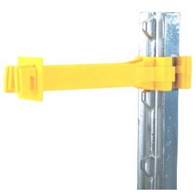T-Post Insulator Extender, Yellow, 15-Ct. -SNUG-X5TP-15