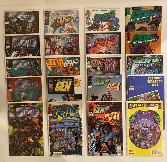 Lot Of 39 Gen 13 Bootleg #1-20 Complete Set + Minis / 1 Shots Image Js Campbell 2
