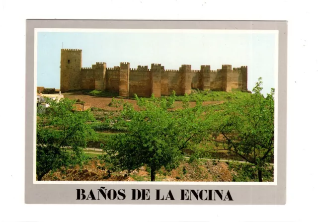 AK Ansichtskarte Banos de la Encina / Castillo Burgalimar / Spanien