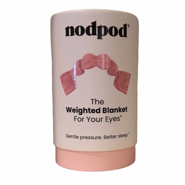 Nodpod Sleep Mask Weighted Blanket For Eyes Blush Pink