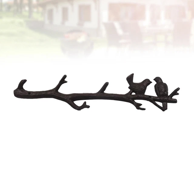 Gancio Decorativo A Forma Di Corno Di Cervo - Resina Vintage, 28x5 Cm, Per Appendere Cappotti E Cappelli - Foto 6