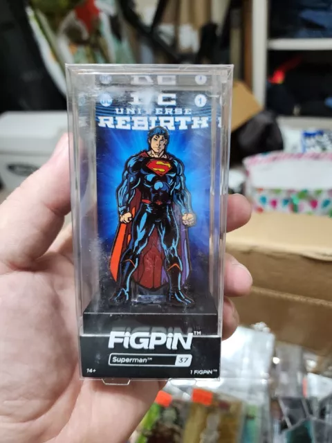 FiGPiN DC Comics Rebirth: Superman - Collectible Pin with Premium Display Case