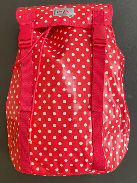 CATH KIDS by Cath Kidston Drawstring Backpack Red Spots BNWT RRP £28.00