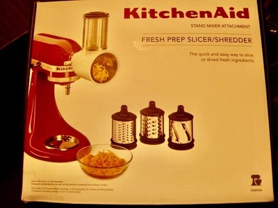 KitchenAid KSMVSA Fresh Prep Slicer Shredder Stand Attachment In Original Box