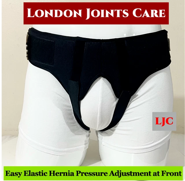 London Joints Care Inguinal Hernia Support Belt - Professional Truss With Removable Pads (Beige, UK Made) - View #3