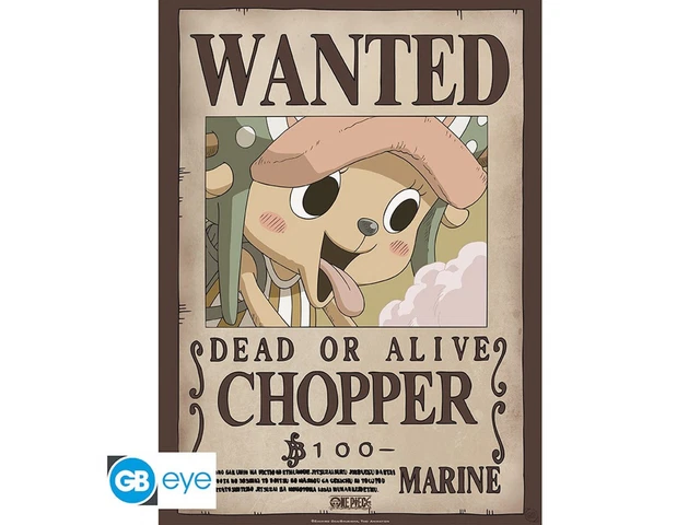GB eye - One Piece poster Wanted Baggy Wano (52 x 38 cm