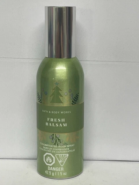 Bath & Body Works Fresh Balsam Concentrated Room Spray 1.5oz White Barn Forest