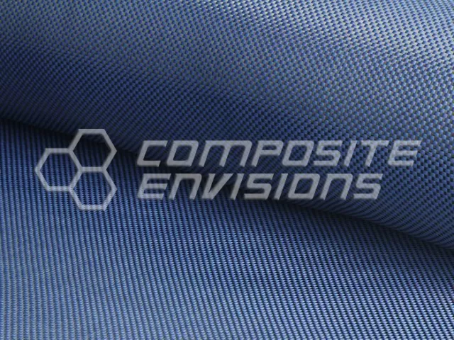 Carbon Fiber/Blue Aramid Fabric Plain Weave 3k 50"/127cm 5.5oz/186gsm