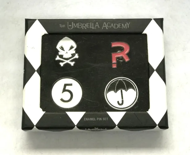 Dark Horse Deluxe The Umbrella Academy enamel pin set NEW!