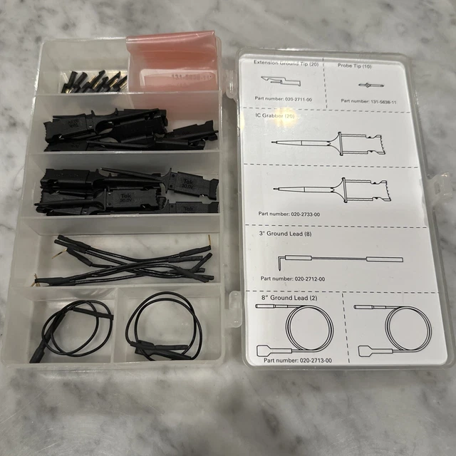 Tektronix 020-2662-00 Logic Probe Accessory Kit for P6516 MSO DPO- see discript