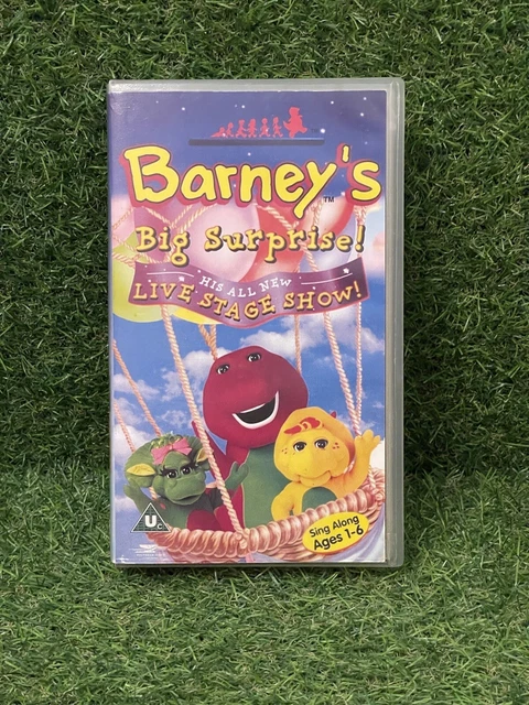 Barney S Big Surprise Vhs 2001 Live Stage Show Children S Kids Video Barney S Big Surprise Vhs 2001 Live Stage Show Children S Kids Video