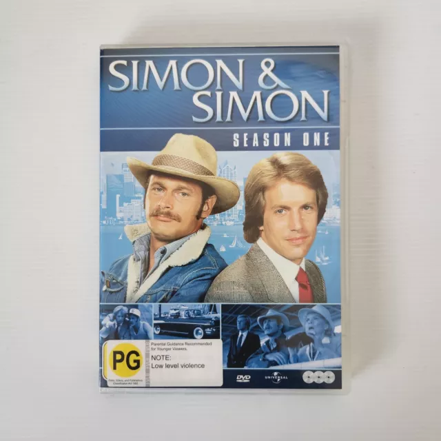 Simon & Simon Season One 1 DVD 3 Disc Set Region 4 NTSC Free Postage