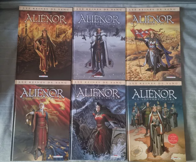 Les reines de sang: Aliénor, la légende noire. Collection complète en 6 volumes
