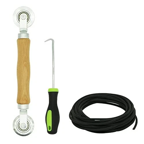 Screen Repair Kit with Roller Tool, Spline Removal Hook, and Spline (32ft) n