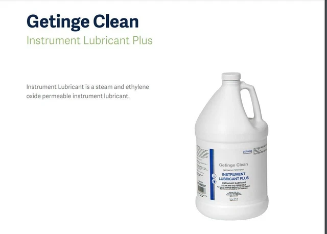 Getinge 61301605247 - LUBRICANT, INSTRUMENT, POWERCON, 1 GAL, 4/CS