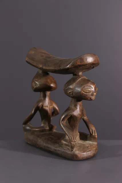 Luba Headrest African Tribal Art Africain Arte Africana Afrikanische Kunst **