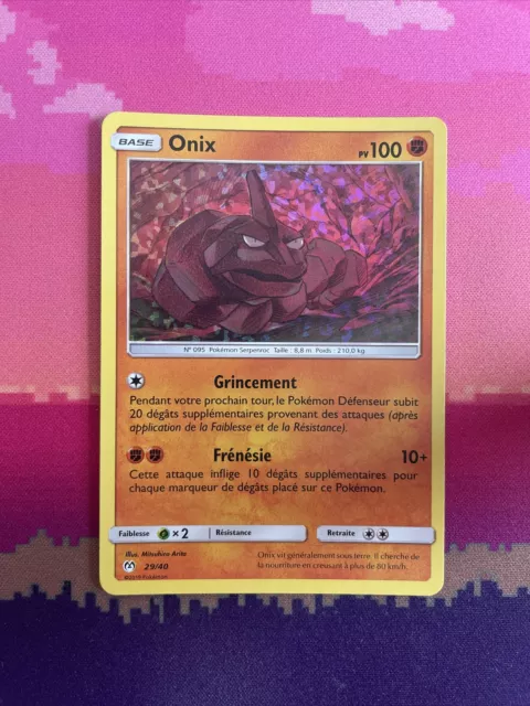 Onix Holo - McDonald's Collection 2019 Pokémon card 9/12