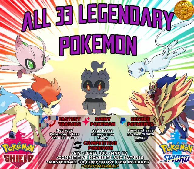 ✨ALL ULTRA SHINY ULTRA BEASTS 6IV ✨, Pokemon Sword and Shield, Fast  Delivery