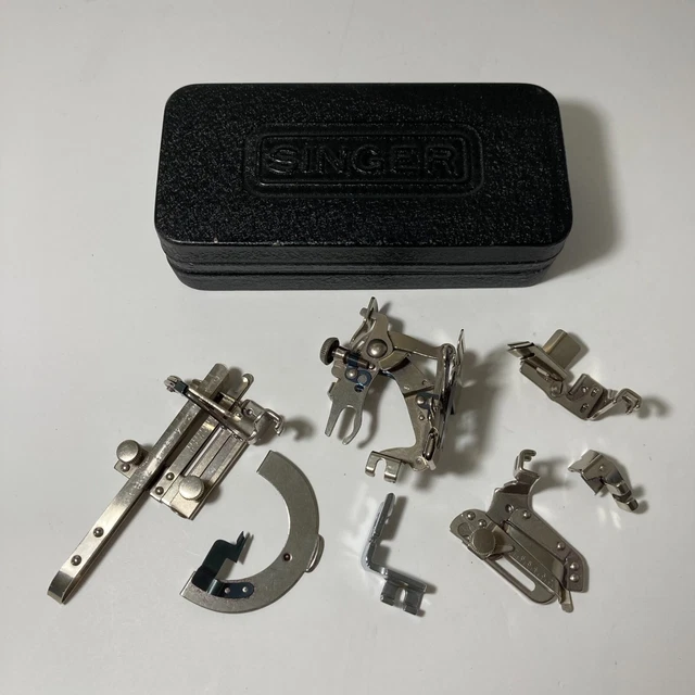 Vintage Singer Simanco Sewing Machine Parts Accessories with Case Vintage Singer Simanco Sewing Machine Parts Accessories with Case