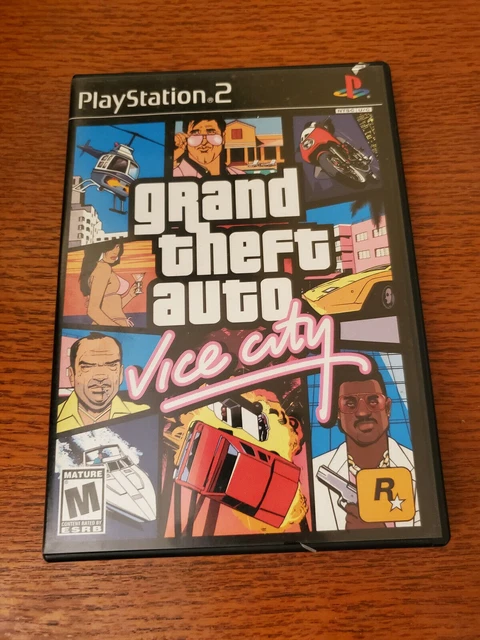 GRAND THEFT AUTO Vice City Sony PlayStation 2 PS2 Game Case No grand-theft-auto-vice-city-sony-playstation-2-ps2-game-case-no