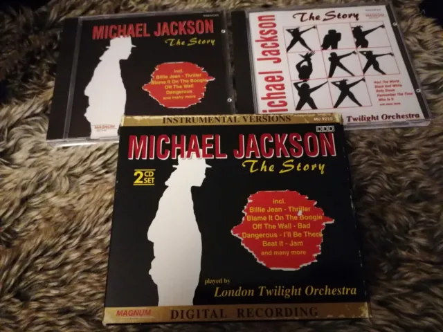 Rare Michael Jackson Coffret Collector 2Cd Thriller/Bad/Dangerous/Black Or White