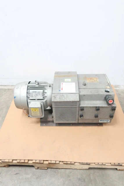 Becker KVT3.140 Rotary Vacuum Pump 800mbar 154m3/h 7-1/2hp 230/460v-ac