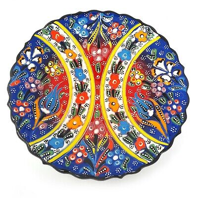 Handmade Turkish Plate Hand Painted Ceramic Plate 7" Home Decorative Item
