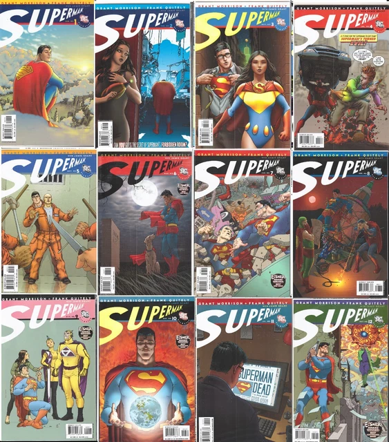 DC Comics: All Star Superman 2005 #1-12 Complete Set JAMES GUNN 9.6/9.8 CGC IT!