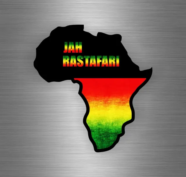 Sticker Car Rasta Reggae Love Lion Flag Jamaica ref24