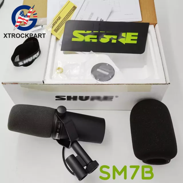 New SM7B Vocal / Broadcast Microphone Cardioid Dynamic US Free Shipping Shure