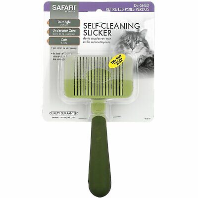 Self-Cleaning Slicker Brush for Cats, 1 Slicker Brush