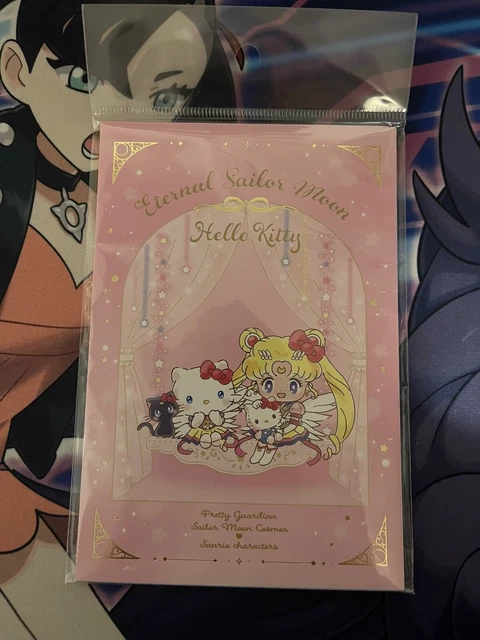 SAILOR MOON COSMOS x Sanrio Characters Post Card Set A Hello Kitty My ...