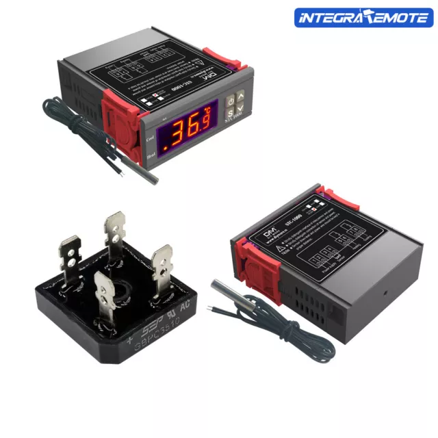 AC 110-220V Temperature Controller Temp Sensor STC-1000 Digital Thermostat