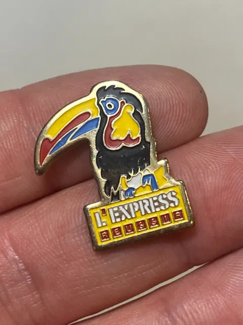 🤩RARE PINS - Roland GARROS, TOUCAN L'EXPRESS  réussir TRES RARE / 28